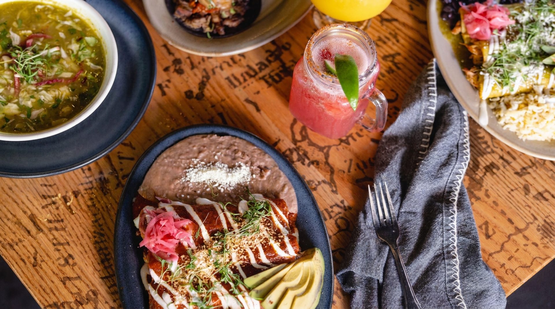 While you wait, explore the menu