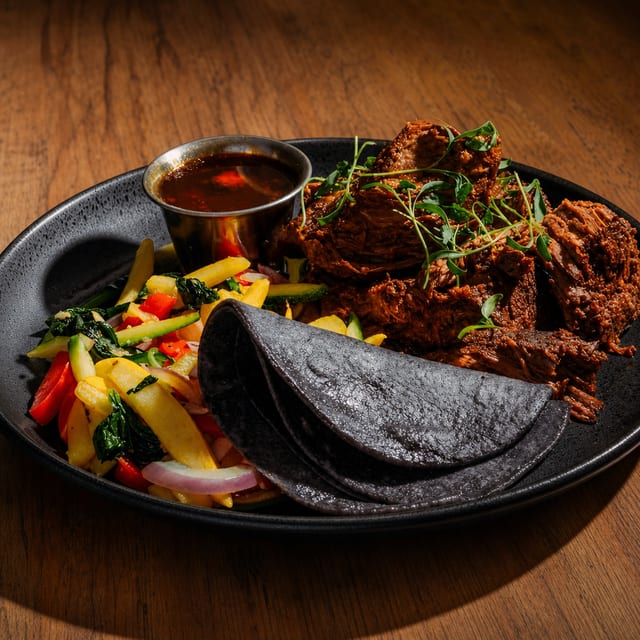 Short Rib Barbacoa Entree.